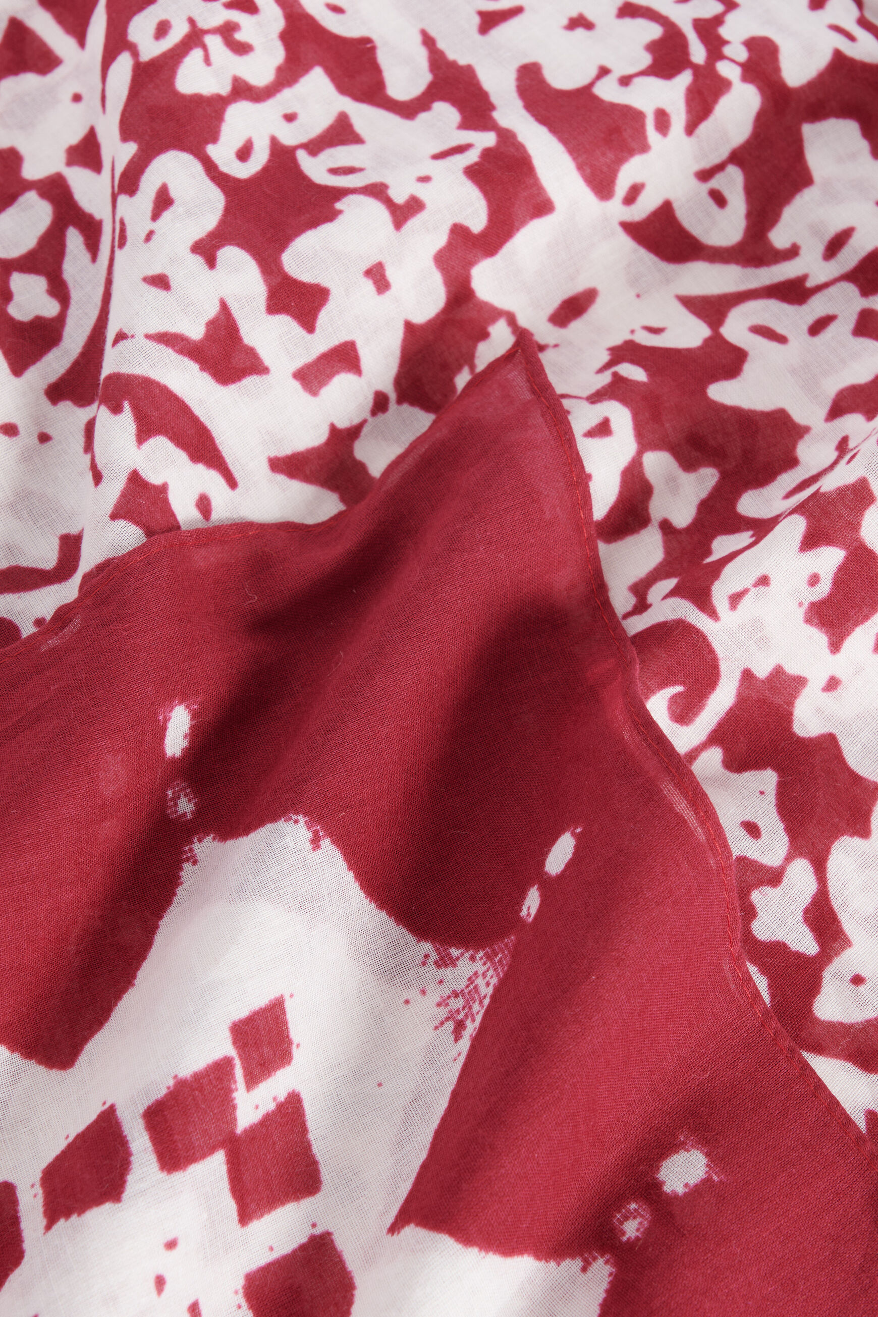 foulard lorena rose framboise femme
