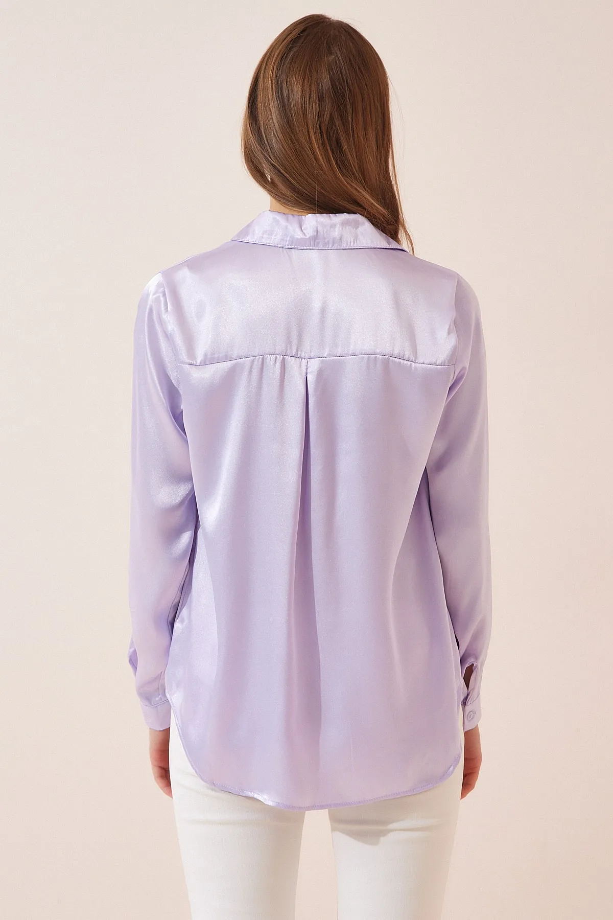Happiness İstanbul  Hemde - Lila - Regular Fit