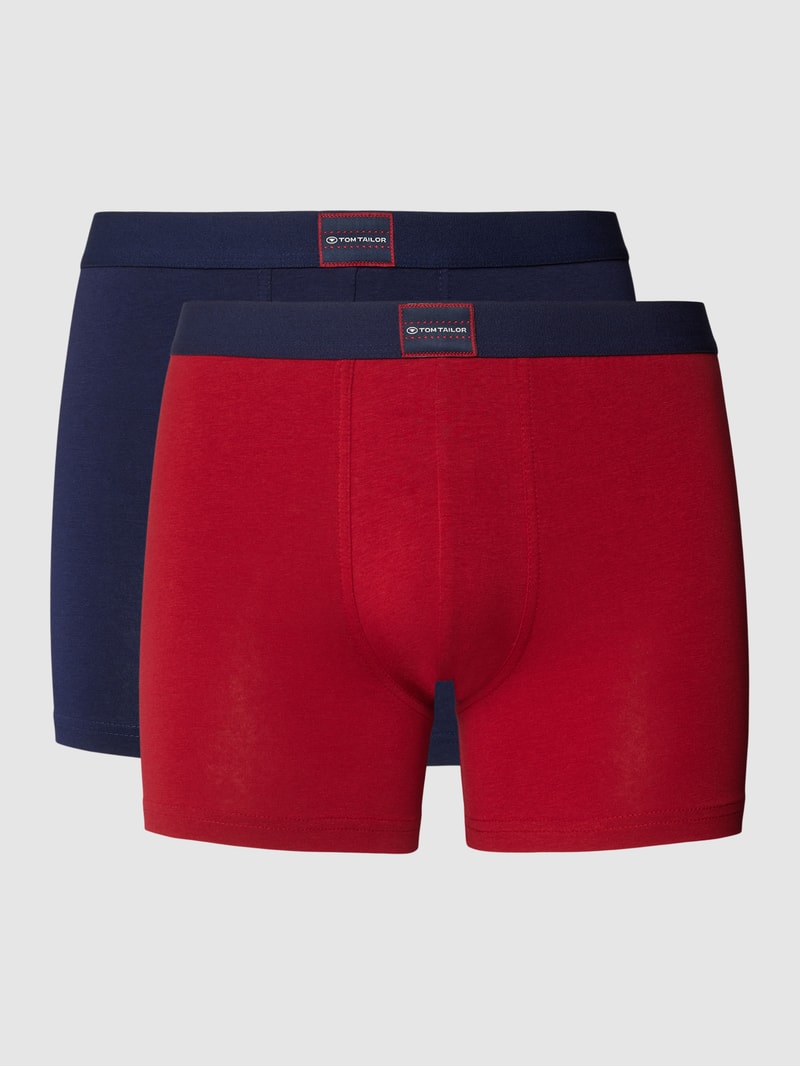 Trunks mit Label-Detail im 2er-Pack Modell 'XMAS' in rot