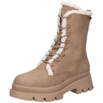 Tamaris Schnürstiefelette in beige