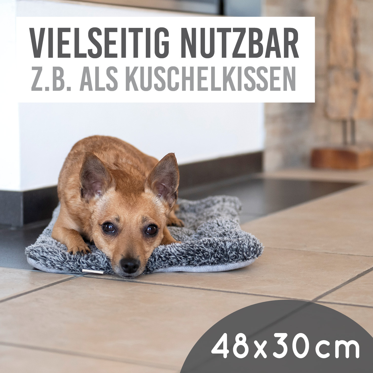 KaraLuna Hundematten KaraLuna Liegematte grau S