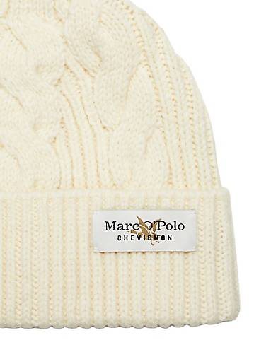 Marc O'Polo MO'P X CHEVIGNON Zopfmuster-Beanie aus Schurwolle-Mix