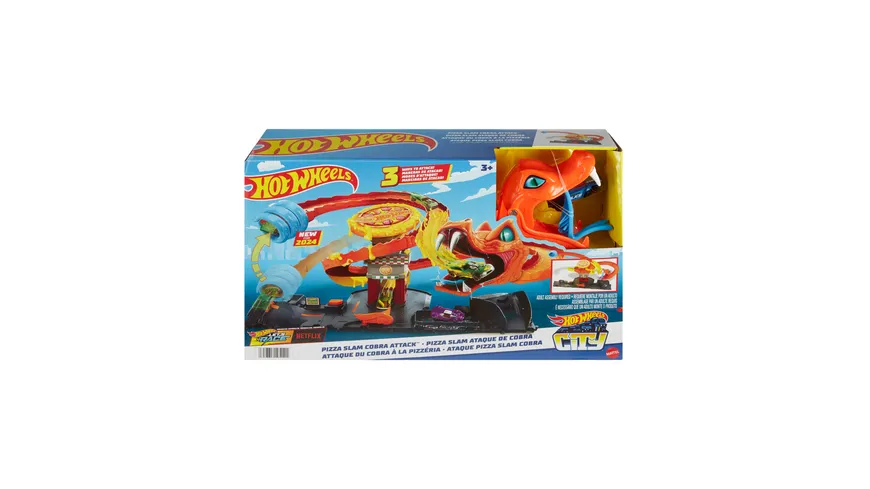 Hot Wheels City Cobra Slam Pizza Attack