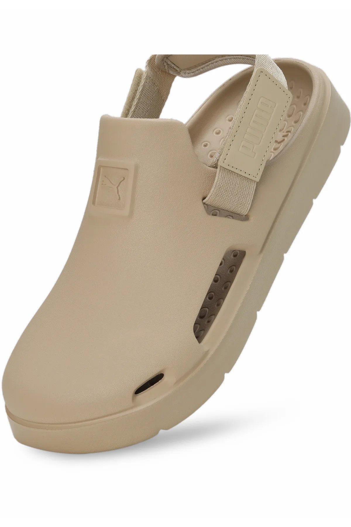 Puma  Pantolette - Beige - Flacher Absatz
