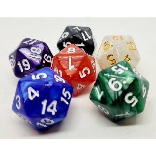 Würfelset: Spindown D20 (6)