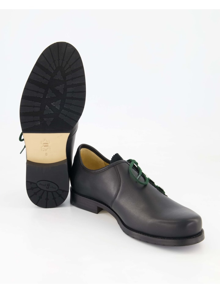 dirndl bua Haferlschuhe in Schwarz günstig kaufen