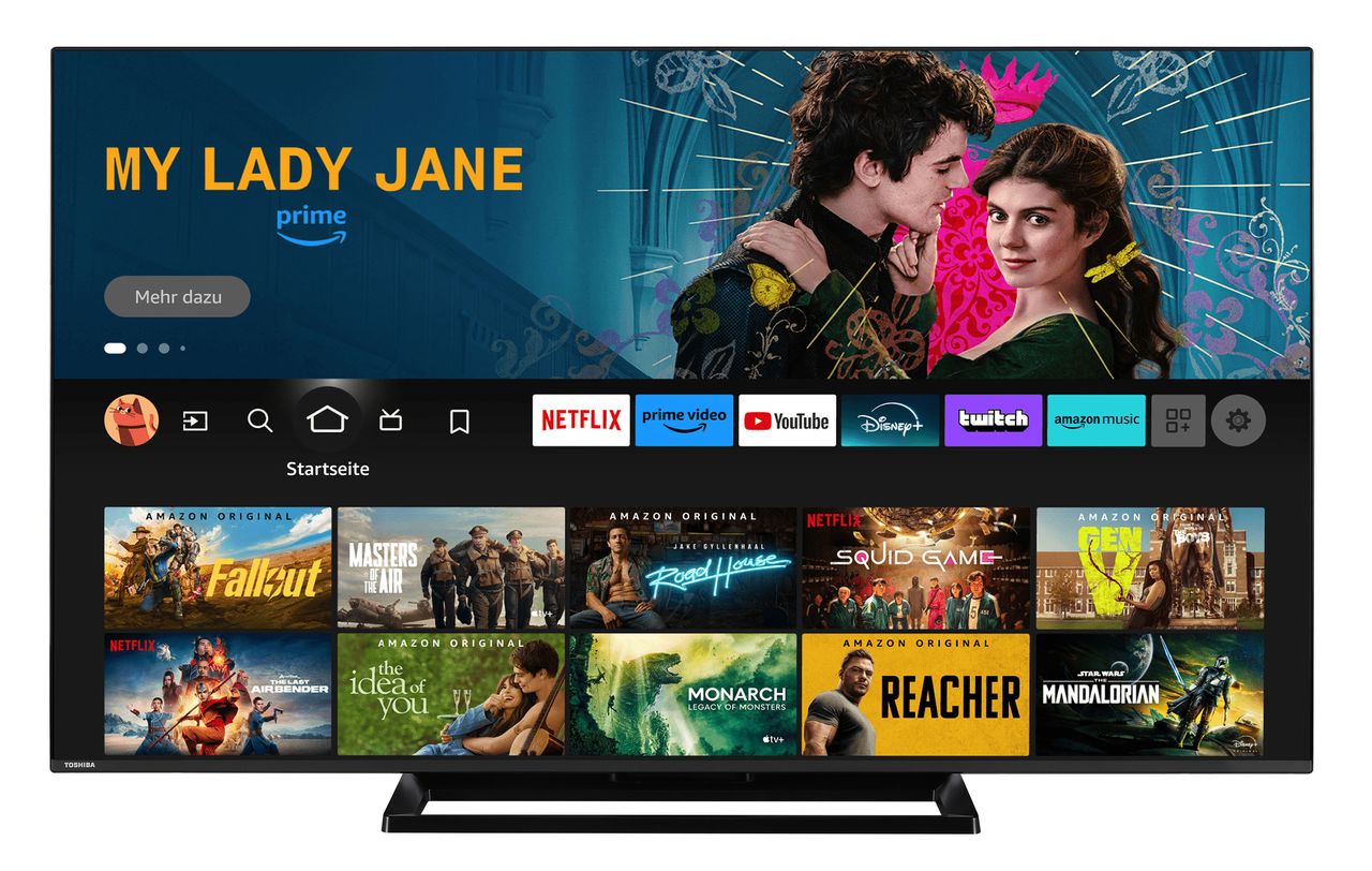 Toshiba Toshiba 65 Zoll Fernseher Fire TV (4K UHD Smart TV, Dolby Vision HDR, Triple-Tuner, Alexa Built-In)