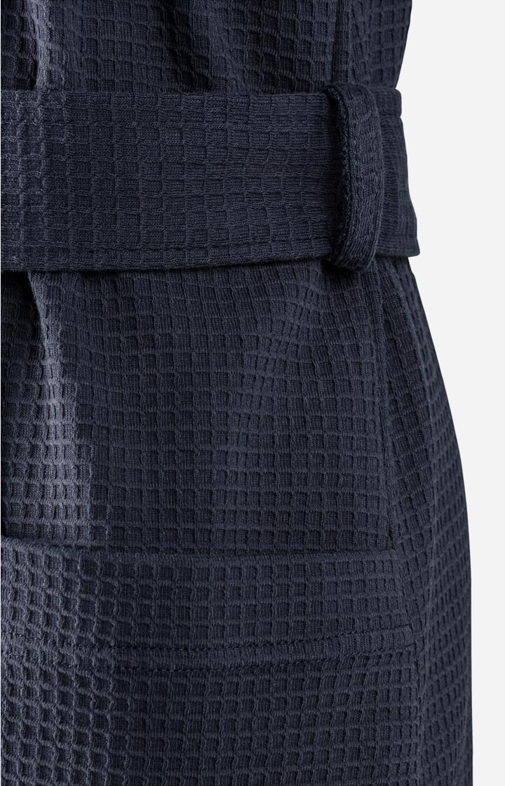 Herren Bademantel JOOP! UNI-PIQUÉ in Navy