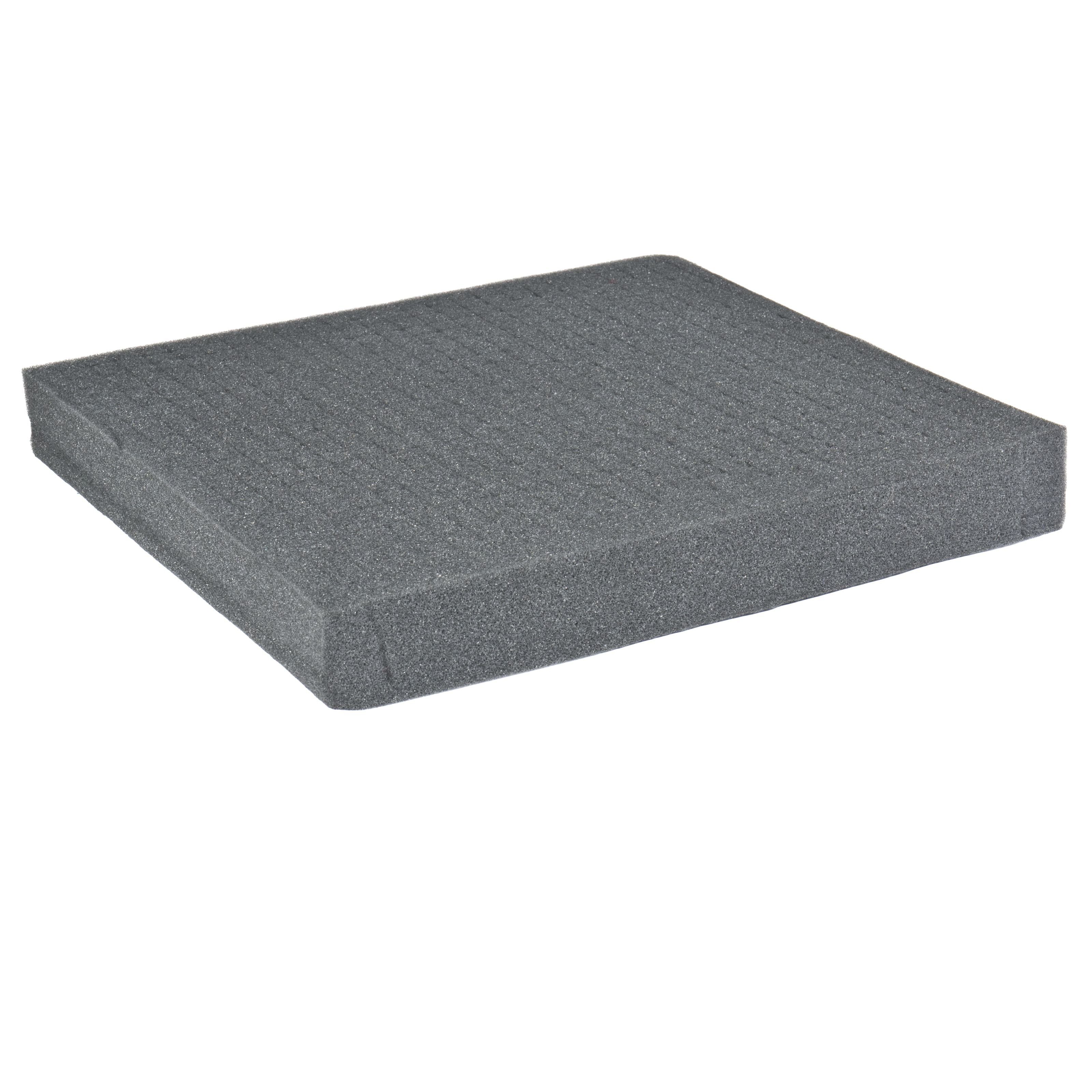 MUSIC STORE Mischpult, Rackschubladeninlay 2HE Blockschaum, 400x375x55mm - Rackschublade