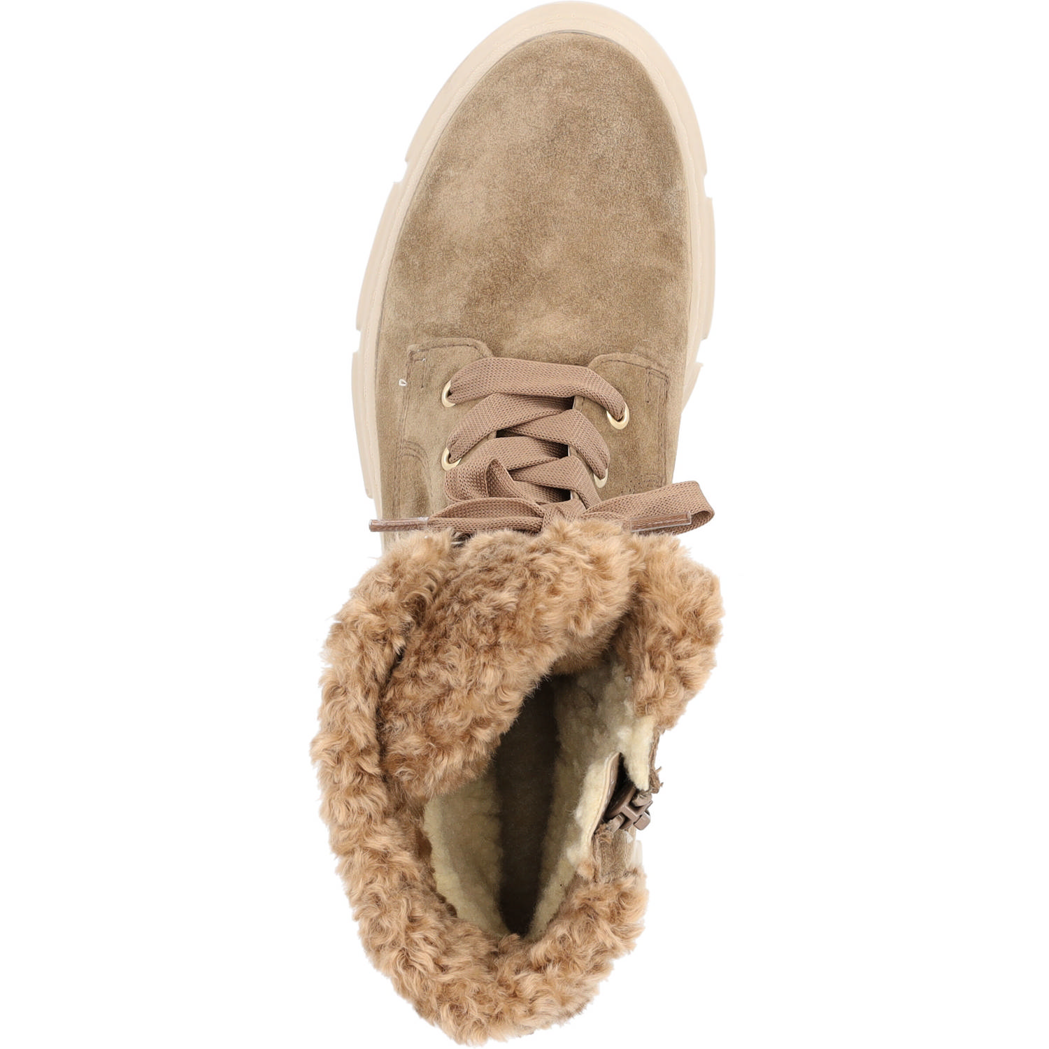 Gabor 31.731, Schnürstiefel, Damen, Beige