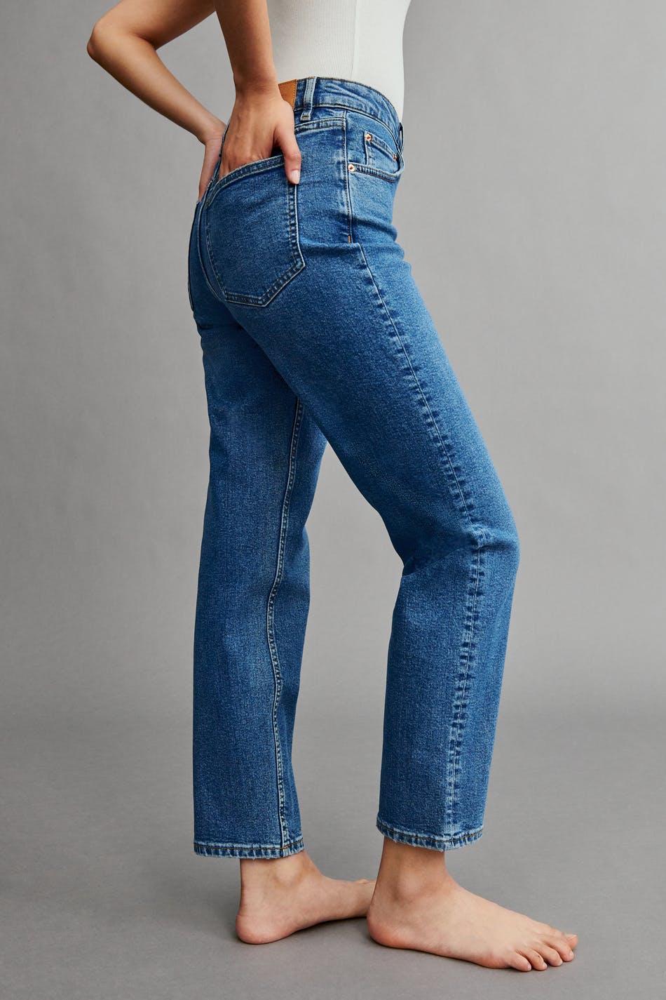 Straight stretch jeans