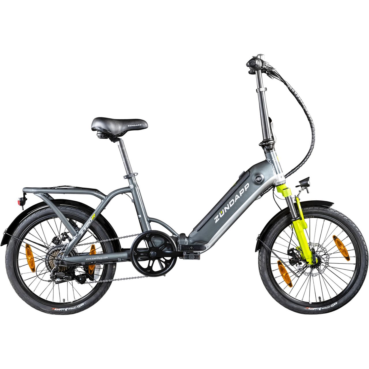 Zündapp ZT20R Ebike Klapprad für Erwachsene 145 - 180 cm Pedelec für Damen und Herren 20 Zoll mit 6 Gängen Elektro Bike Faltrad