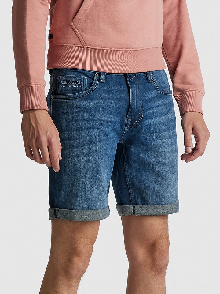 PME Legend Jeansshorts in Blau günstig kaufen