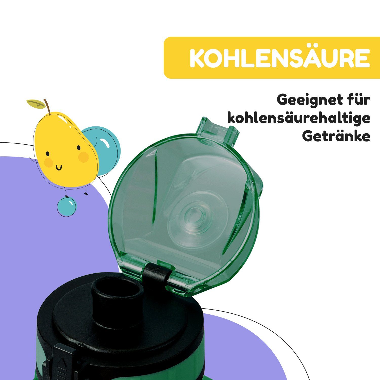 Klarstein Trinkflasche schmatzfatz Trinkflasche