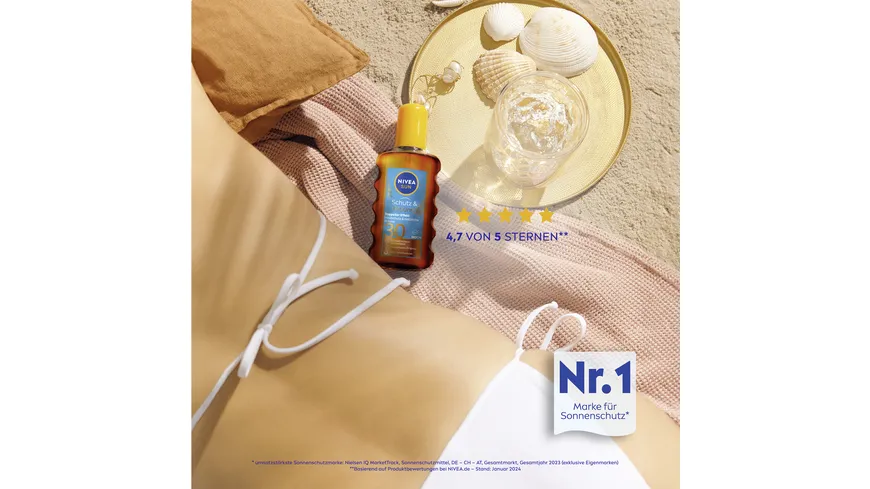 NIVEA SUN Schutz Bräune Öl LF30 200 ml
