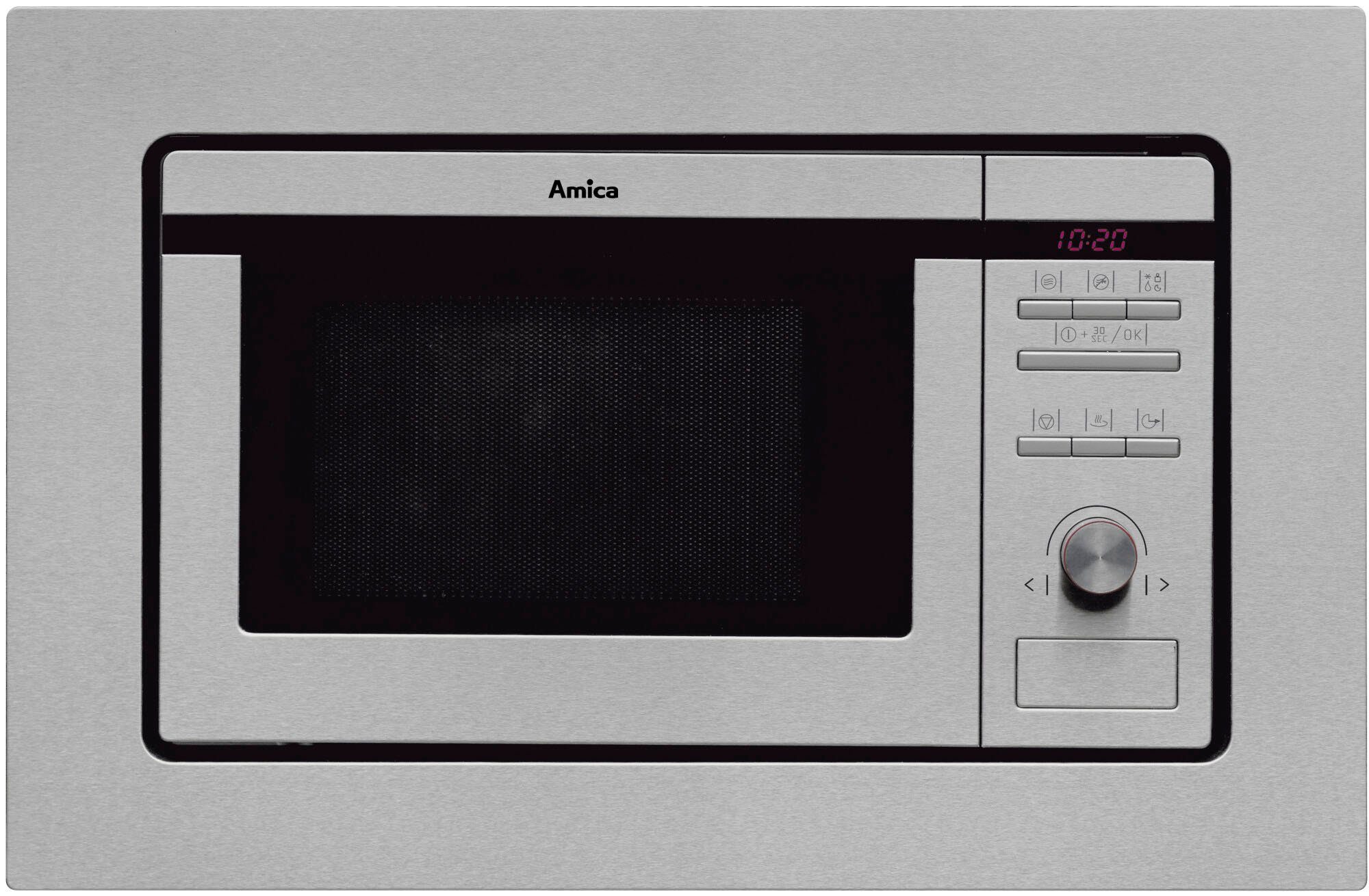 Amica Einbau-Mikrowelle EMW 13180 E, Grill, Mikrowelle, 20 l