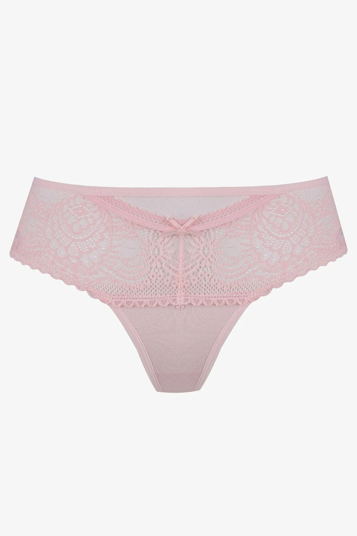 koza iç giyim  3-teiliger Tanga mit Spitzendetail für Damen