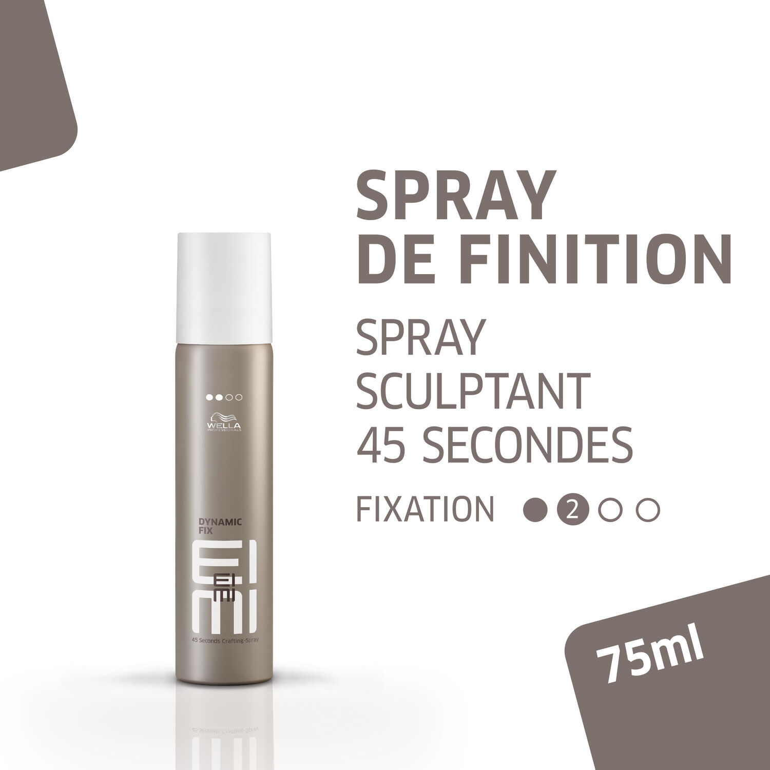 Wella EIMI Dynamic Fix Spray coiffant flexible tenue légère, 75 ml
