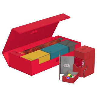 Ultimate Guard Superhive 550+ XenoSkin Monocolor Rot