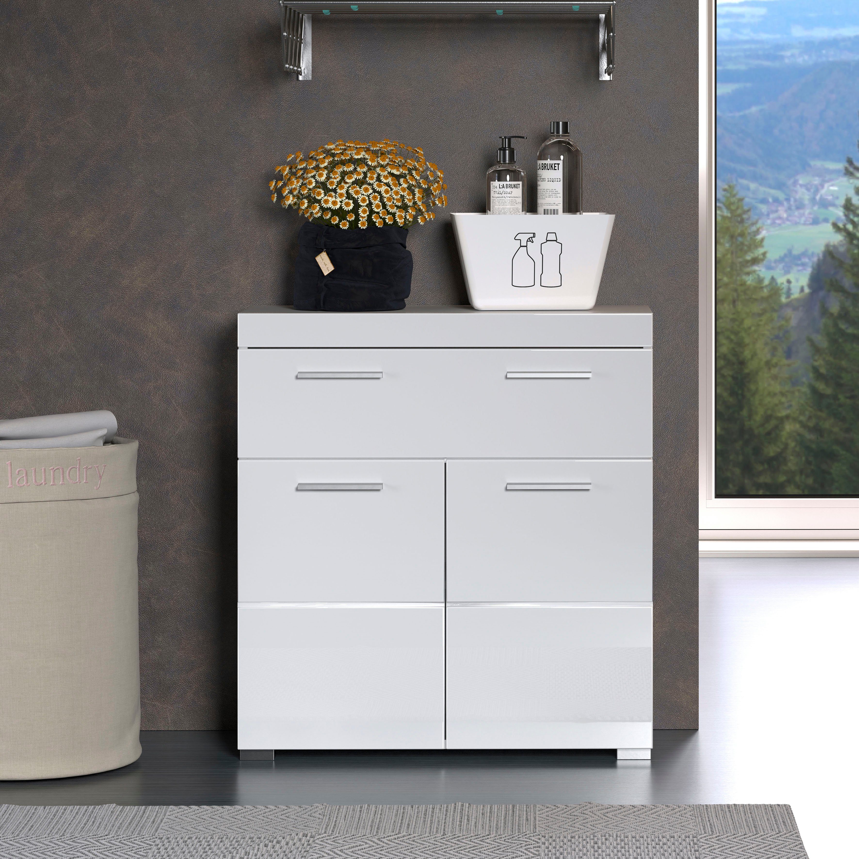 INOSIGN Unterschrank Avena Breite 73 cm, Badezimmerschrank mit 1 großen Schubkasten und 2 Türen