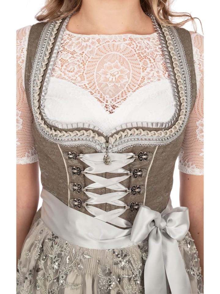 KRÜGER Midi Dirndl 117167 in schilf günstig kaufen