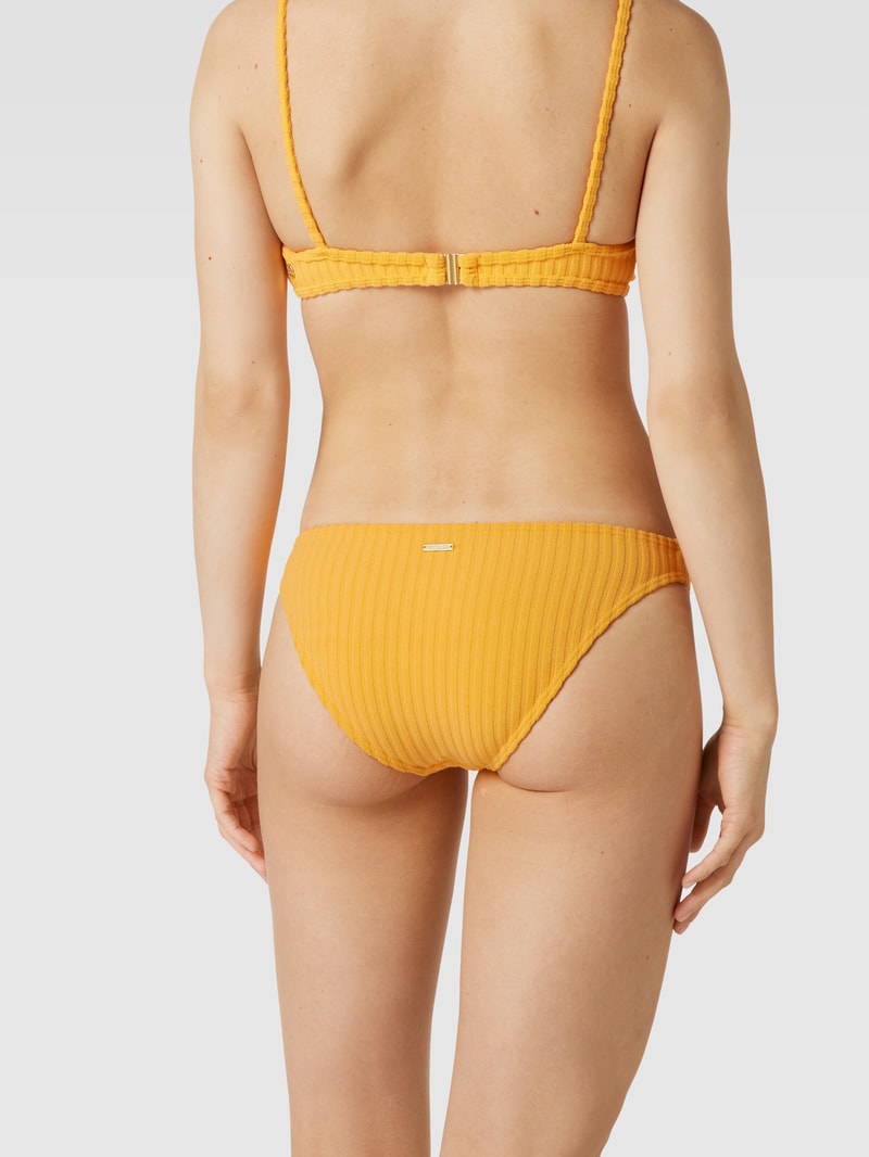 Bikini-Slip in Ripp-Optik Modell 'IN THE LOOP TROPIC' in orange