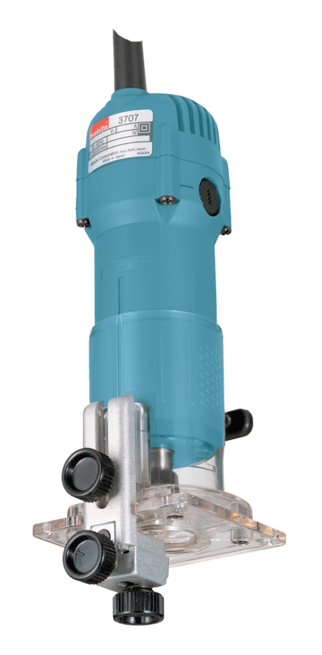 Makita 3707F Nejvýkonnější okrajová fréza s vestavěným xenonovým osvětlením