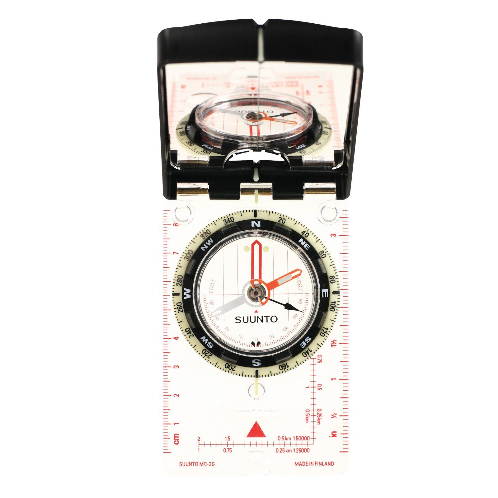 Suunto Kompass MC-2 360 G/D/L Kartenkompass Wander, Peil Spiegel Kompass Taschenkompass