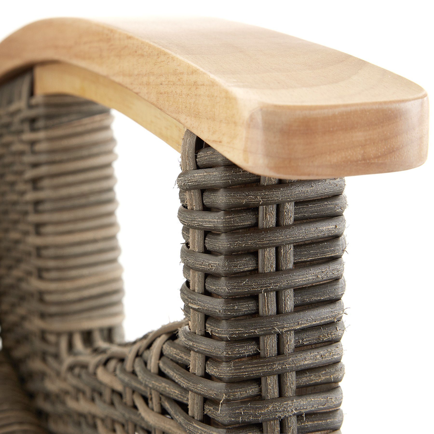 tectake Rattanstuhl Rosarno (1er, 1 St), Pflegeleicht