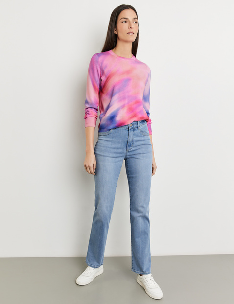 5-Pocket Jeans mit geradem Bein