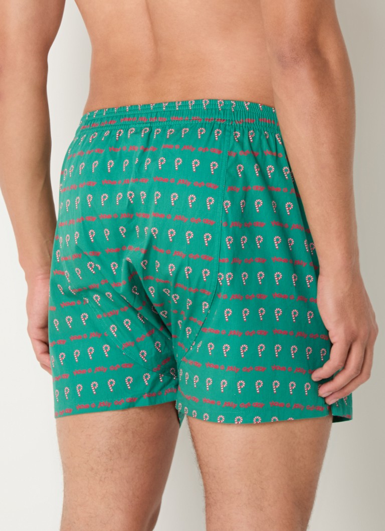 Boxers Pockies Jolly Ass en coton bio, vendus par lot de 2 dans une boîte cadeau.