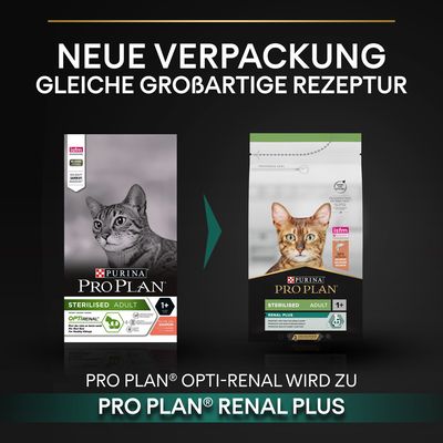 PURINA PRO PLAN Sterilised Adult Renal Plus Lachs