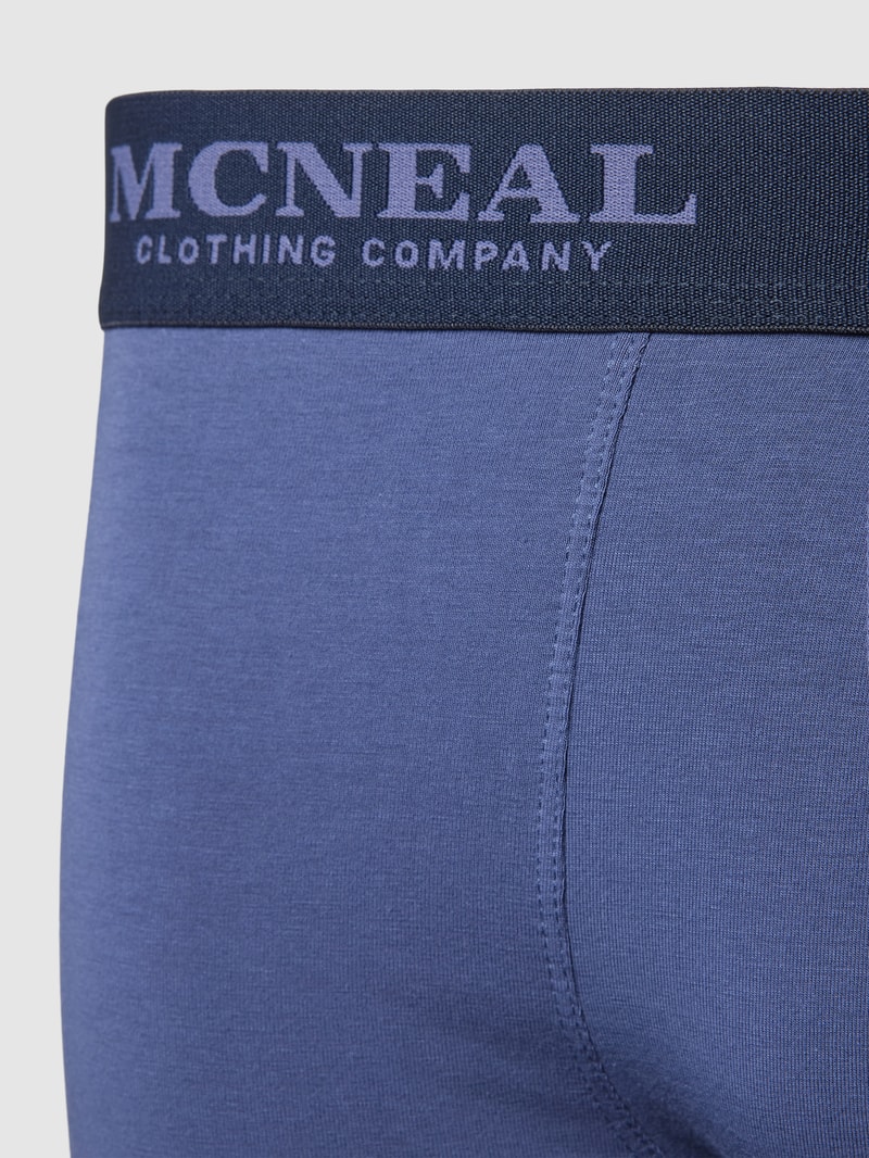 Boxershorts mit elastischem Bund im 3er-Pack in rauchblau