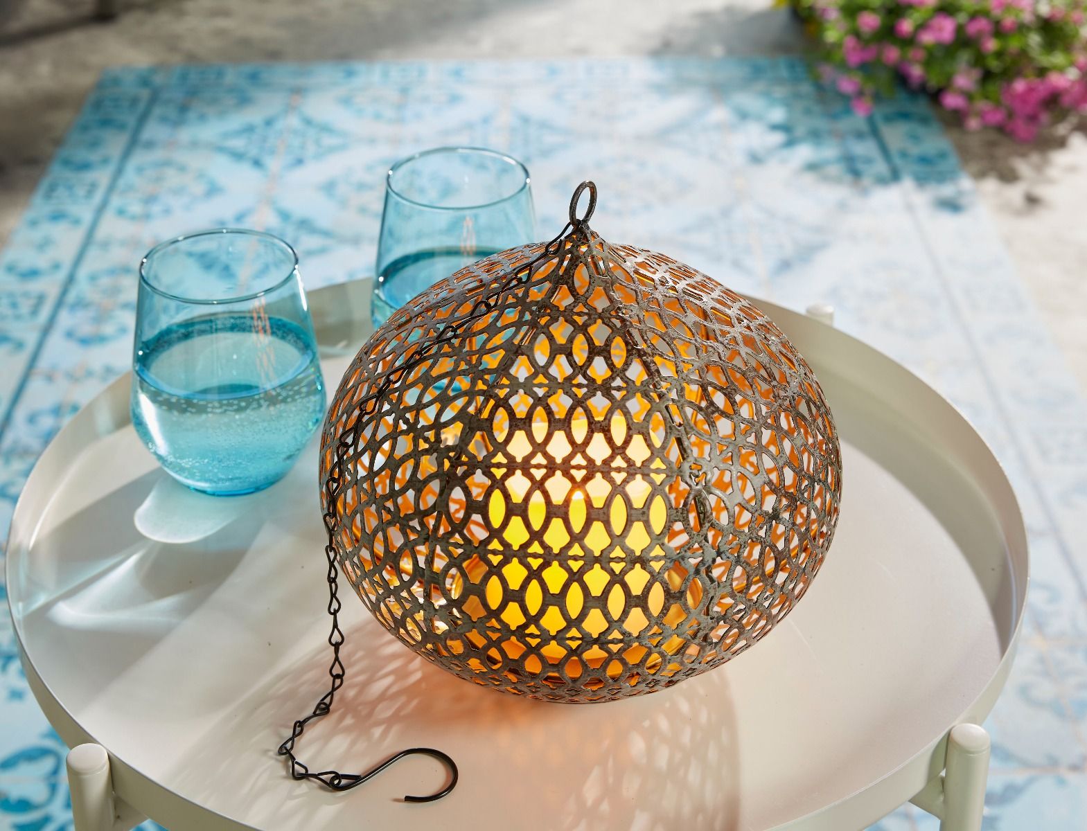 Luxform Edessa Tisch und Hanglampe