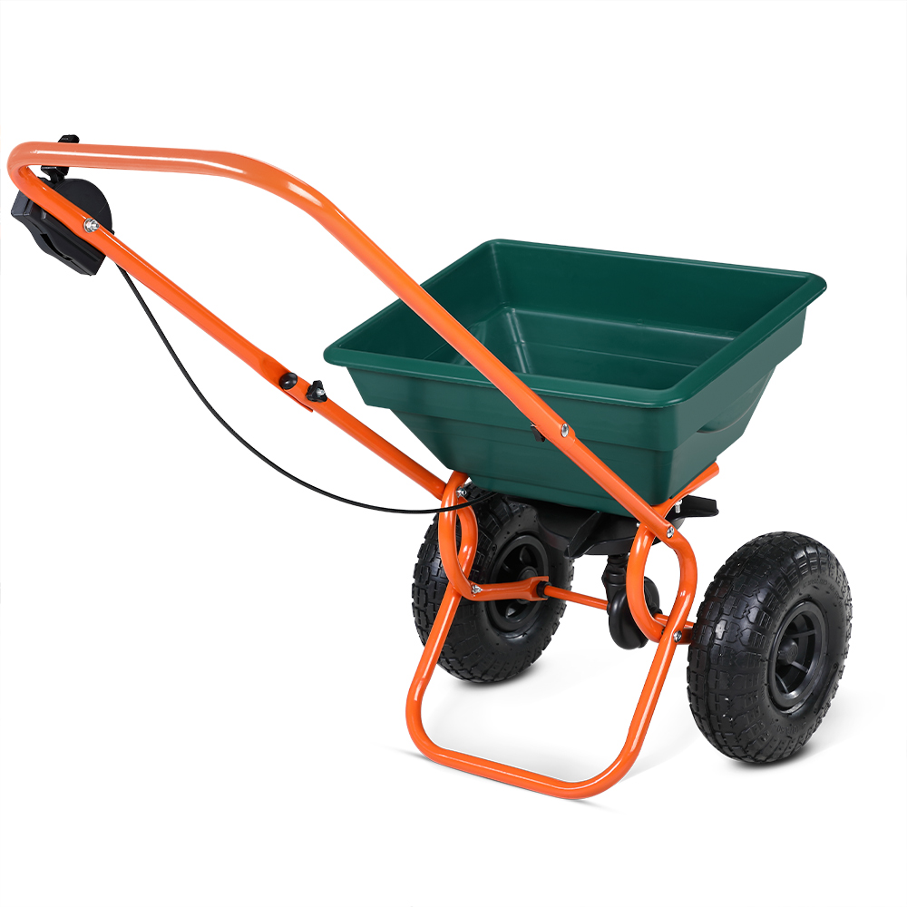 Casaria Gardebruk® Streuwagen 20L Gummiräder