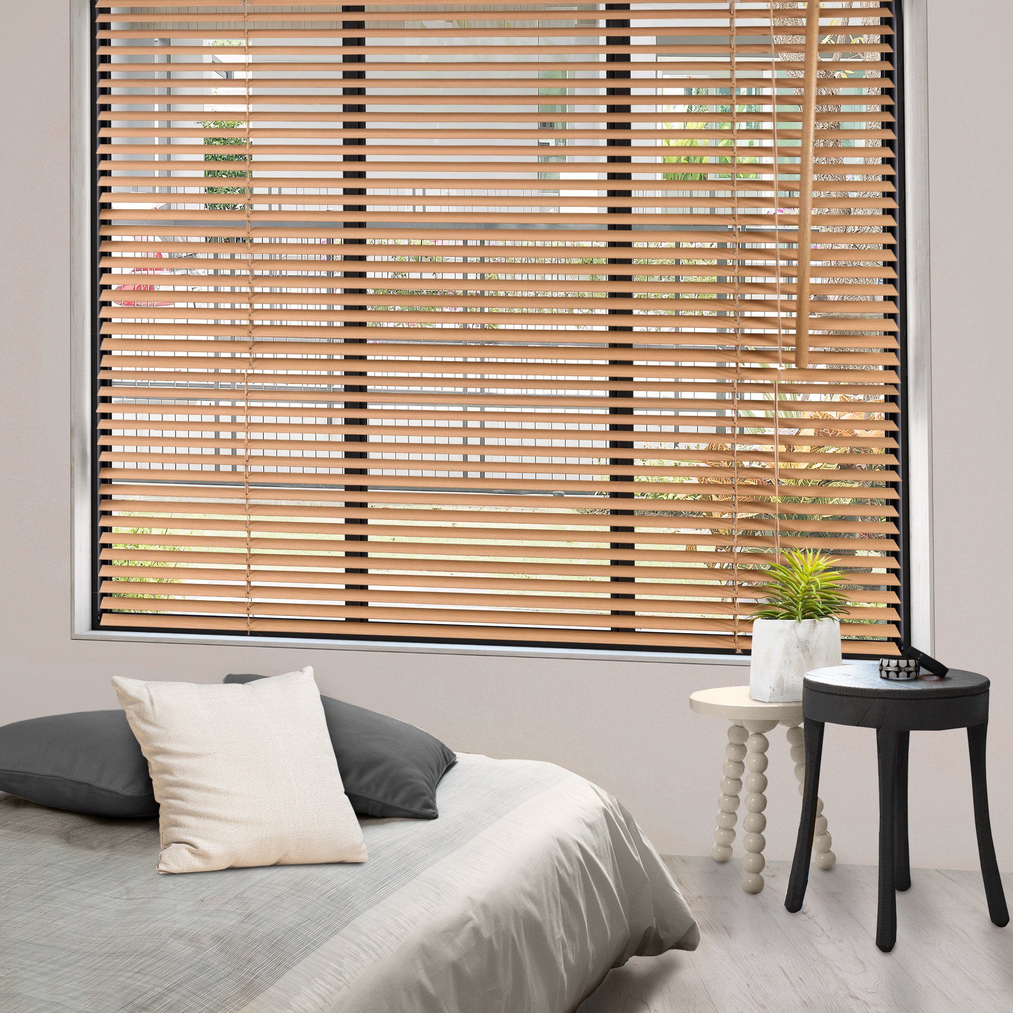 Jalousie SolDecor JH3, Sol Royal, Holzjalousie Eiche