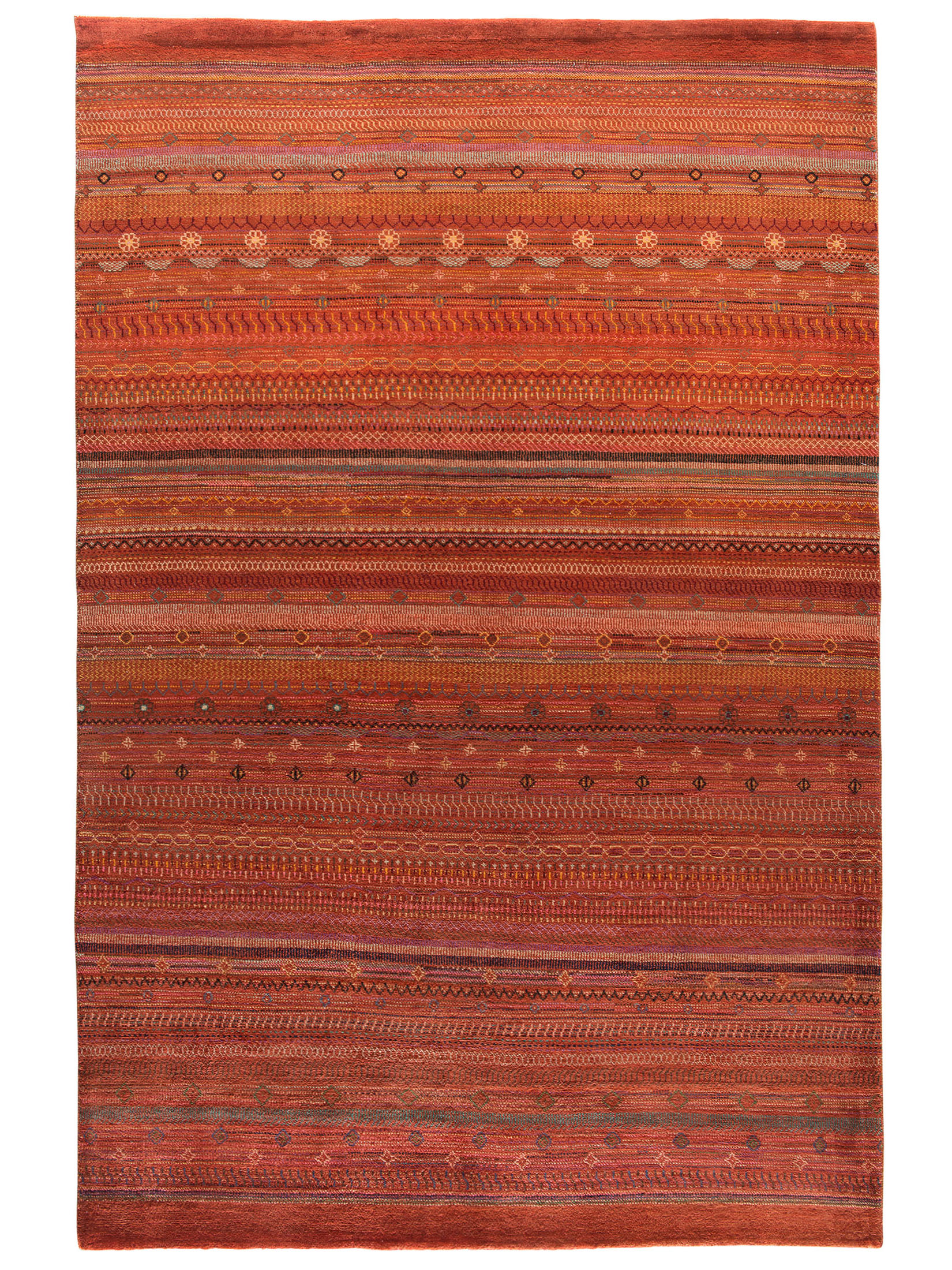 Contemporary Gabbeh ca. 199 x 307 cm, Unikat / Einzelstück