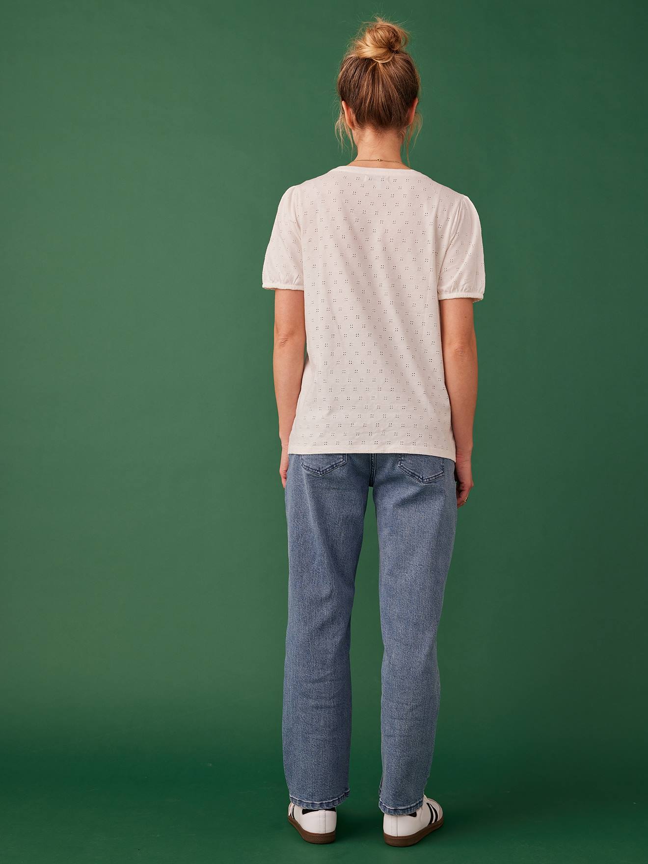 Envie de Fraise Umstands-Shirt aus Pointelle-Jersey ENVIE DE FRAISE - wollweiß