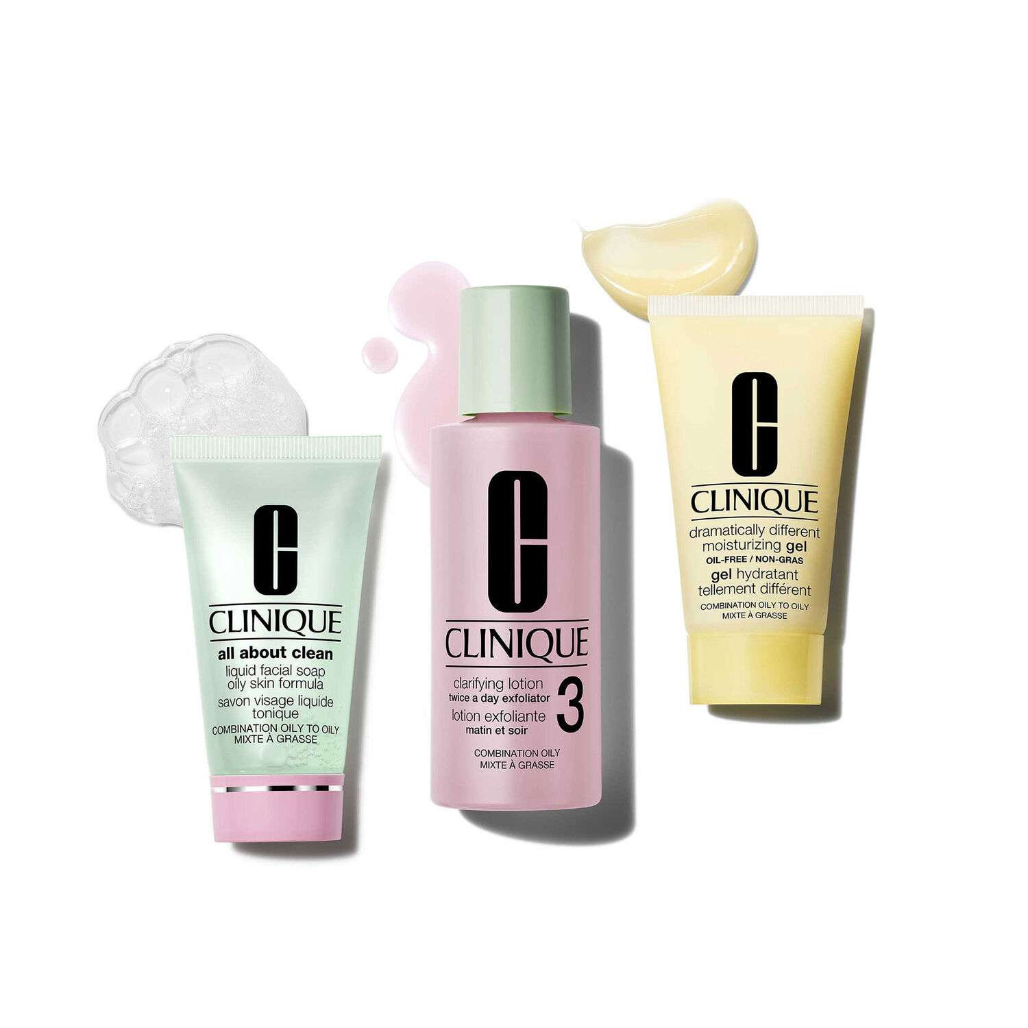 Clinique Basic 3 Temps Kit Découverte Peaux mixtes à grasses