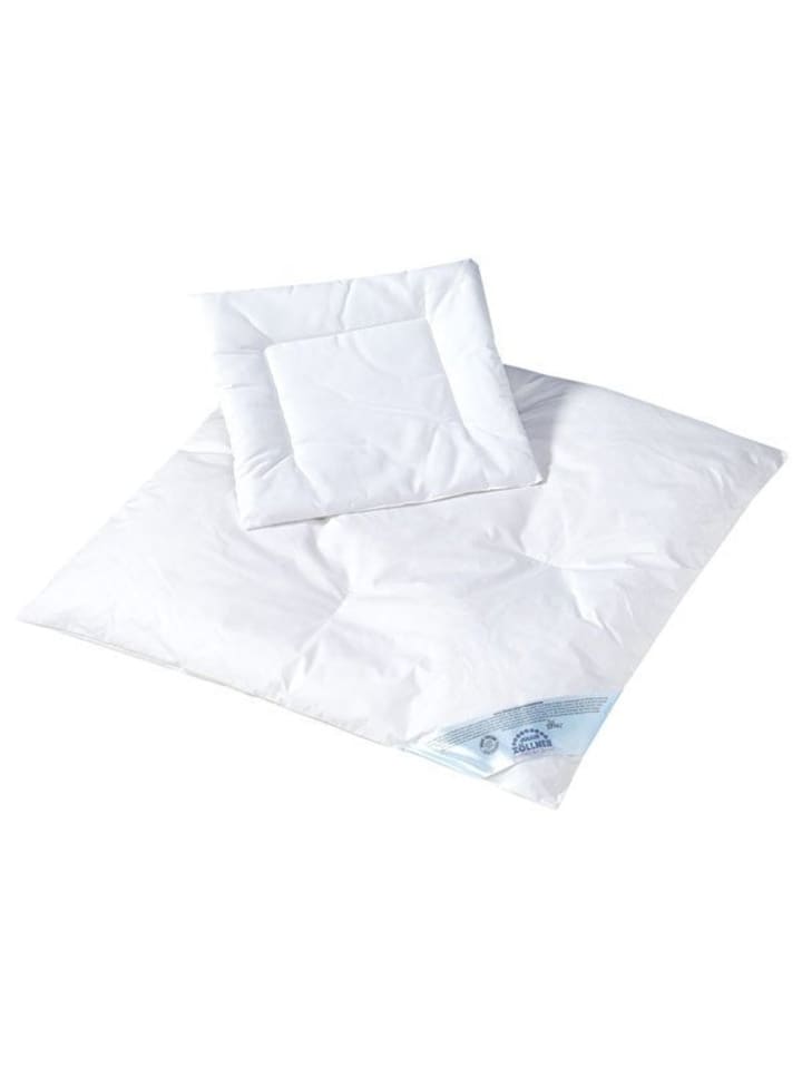 Julius Zöllner Steppbett-Set Federn & Daunen 80 x 80 cm   35 x 40 in weiss günstig kaufen onesize