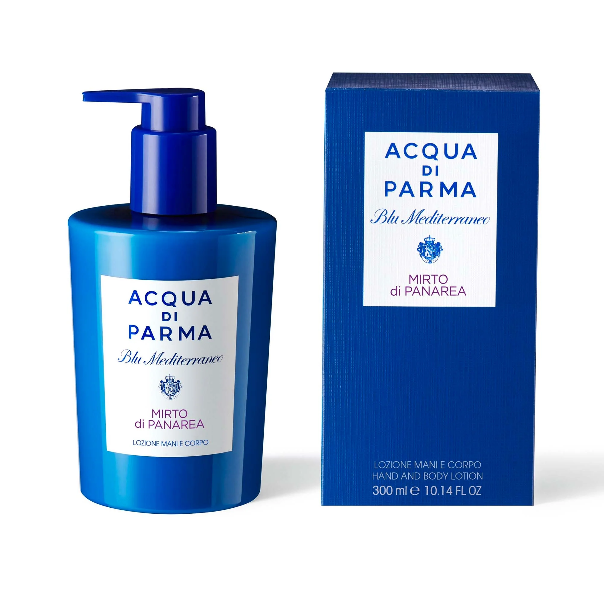 Loción corporal y para manos Blu Mediterraneo Mirto di Panarea - Leche corporal, crema de manos, tratamiento para manos, tratamiento corporal hidratante