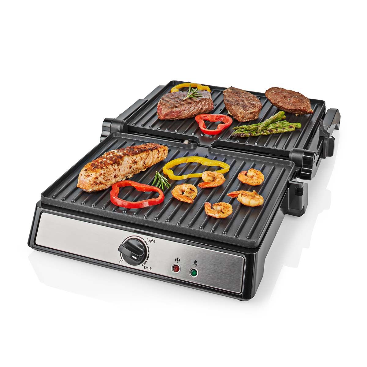 Nedis KAGR141FSR Kontakt Grill