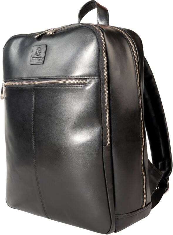 Exacompta Exactive Rucksack 30 x 14 x 40 cm Leder Schwarz