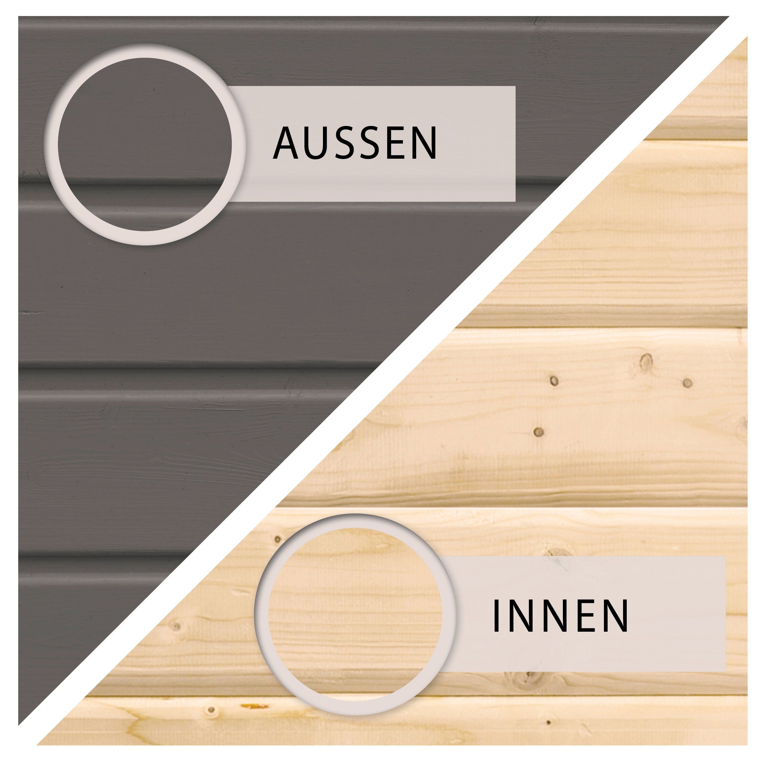 Karibu Hochbeet, BxTxH: 209x111x92 cm