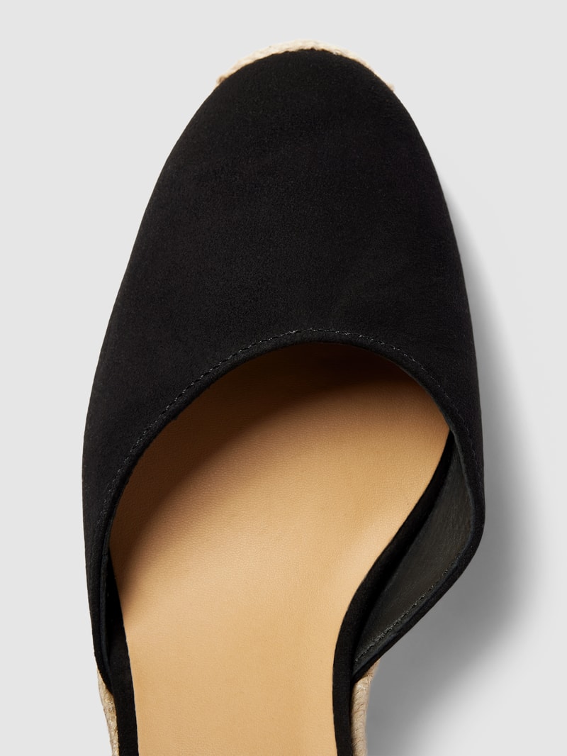 Wedges mit Schnürverschluss Modell 'CARINA' in schwarz