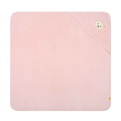 Badetuch mit Kapuze, rosa