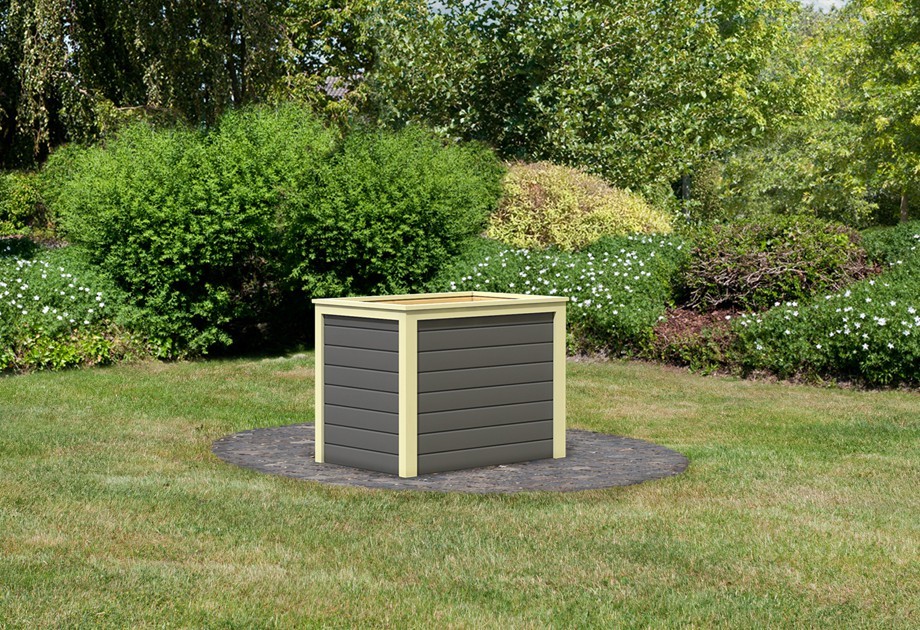 Karibu Hochbeet 0 terragrau