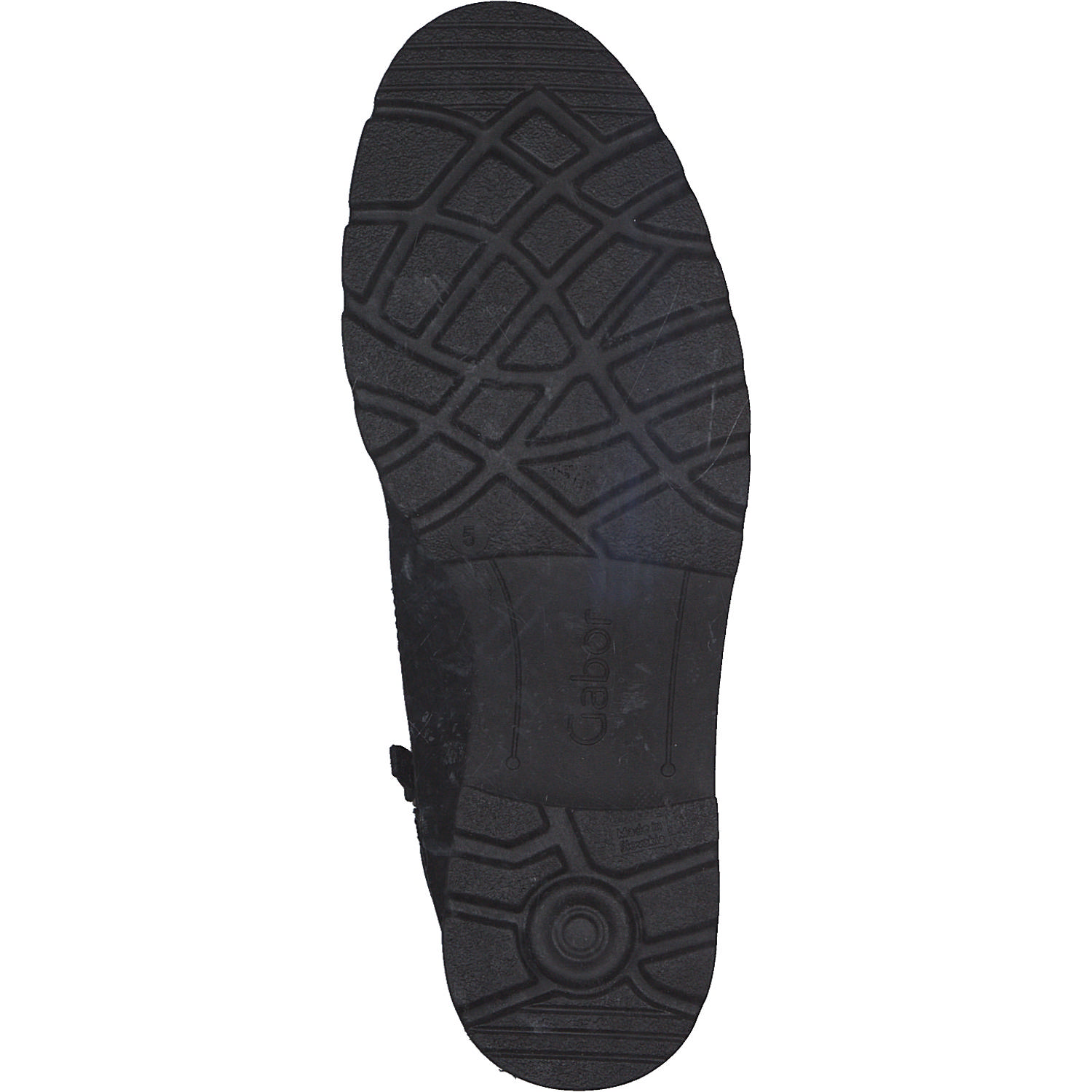 Gabor Comfort Rhodos 32.785.67, Stiefeletten, Damen, schw (Flausch/gold)