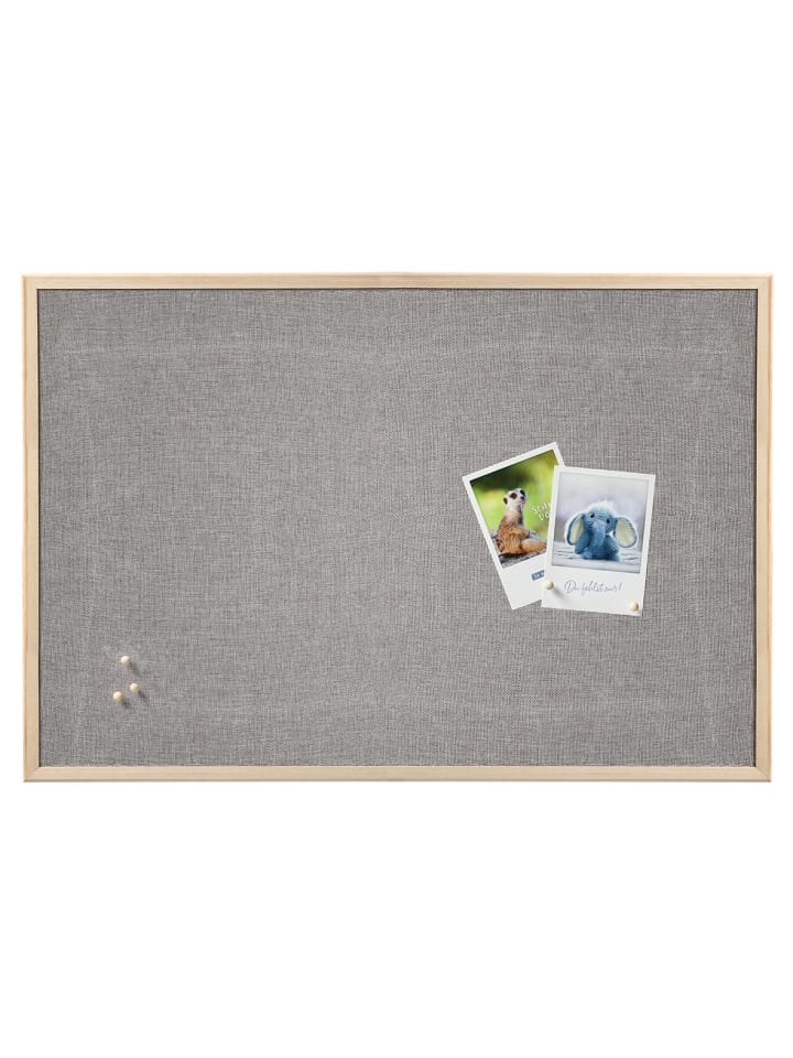 Zeller Present Pinnwand in grau günstig kaufen onesize