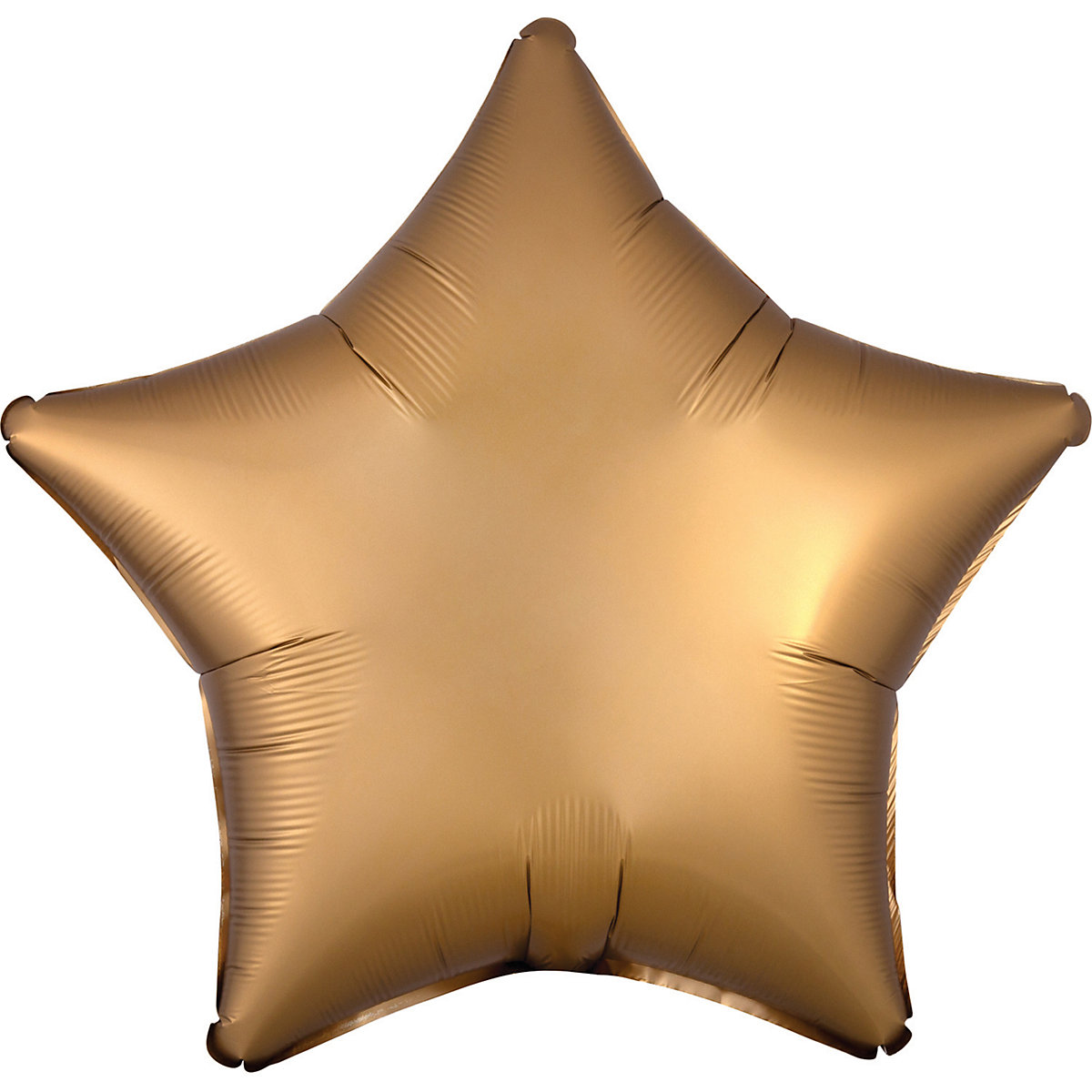 Folienballon Stern 48cm Seidenglanz gold